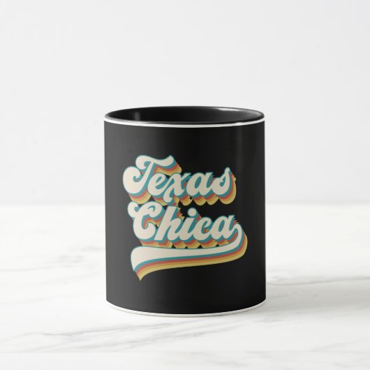 Texas Chica Retro Texas Chica Tasse (Zentrum)