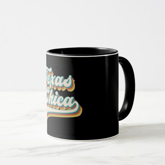 Texas Chica Retro Texas Chica Tasse (VorderseiteRechts)