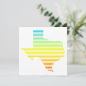Texas Chill Fade Einladung (Stehend Vorderseite)