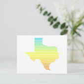 texas chill fade postkarte (Stehend Vorderseite)