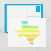 texas chill fade postkarte (Vorne/Hinten)