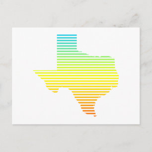 texas chill fade postkarte