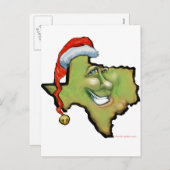 Texas Christmas Feiertagspostkarte (Vorne/Hinten)