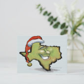 Texas Christmas Feiertagspostkarte (Stehend Vorderseite)