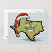 Texas Christmas Feiertagspostkarte (Vorne/Hinten)