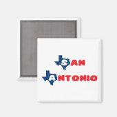 Texas Cites San Antonio Magnet (Vorderseite/Rückseite)
