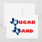 Texas Cities Sugar Land Postkarte (Vorne/Hinten)