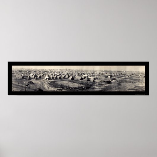 Texas City Cavalry Foto 1914 Poster (Vorne)