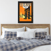 Texas City Cowboy Leinwanddruck (Insitu (Schlafzimmer))