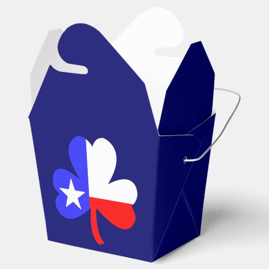 Texas Clover Favor Box Geschenkschachtel (Geöffnet)