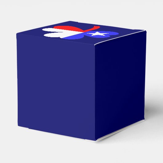 Texas Clover Favor Box Geschenkschachtel (Rückseite)