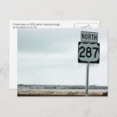 Texas Cold Postkarte (Vorne/Hinten)