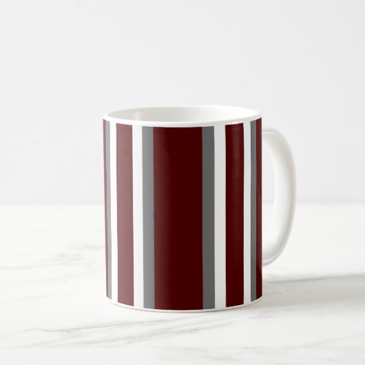 Texas College Station Polo Stripes Kaffeetasse (VorderseiteRechts)