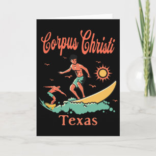 Texas Corpus Christi Tx Surfer Surfen Angeln Pier Karte