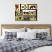 Texas Country Collage Leinwanddruck (Insitu (Schlafzimmer))