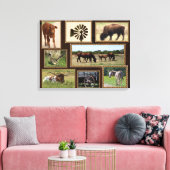 Texas Country Collage Leinwanddruck (Insitu (Wohnzimmer))