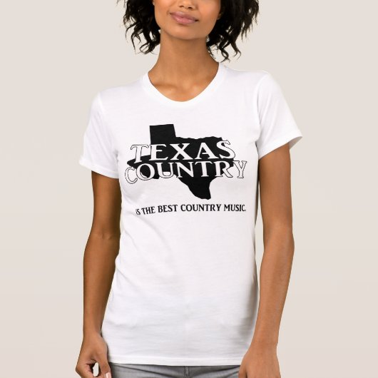 Texas-Countrymusik T-Shirt (Vorderseite)