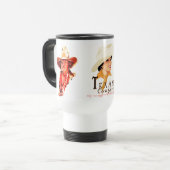 "Texas Cow Girls" Reisebecher (Vorderseite Links)