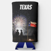 Texas Cowboy Can Cooler Selters Dosenkühler (Vorderseite)