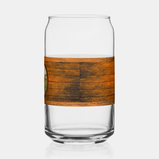 Texas Cowboy Can Glass Dosenglas (Links)