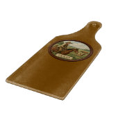 Texas Cowboy Cutting Board Schneidebrett (Ecke)