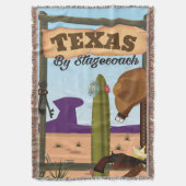 Texas Cowboy Ferien Cartoon Decke (Vorderseite Vertikal)