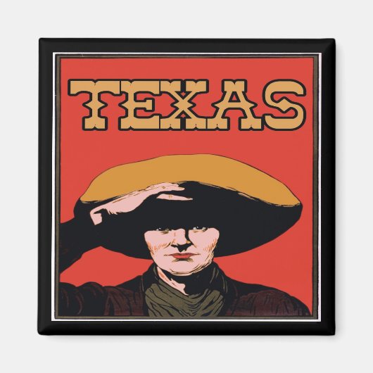 Texas Cowboy Magnet (Vorne)