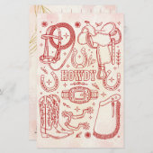 Texas Cowboy Pack  Briefpapier (Vorne/Hinten)
