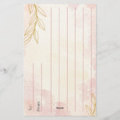 Texas Cowboy Pack  Briefpapier (Rückseite)