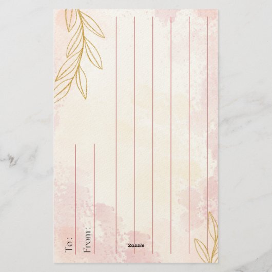 Texas Cowboy Pack  Briefpapier (Rückseite)