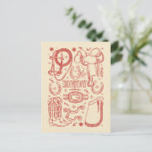 Texas Cowboy Pack Postkarte (Stehend Vorderseite)