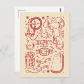 Texas Cowboy Pack Postkarte (Vorne/Hinten)
