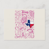 Texas Cowboy Pack Western Vibes Postkarte (Vorderseite)