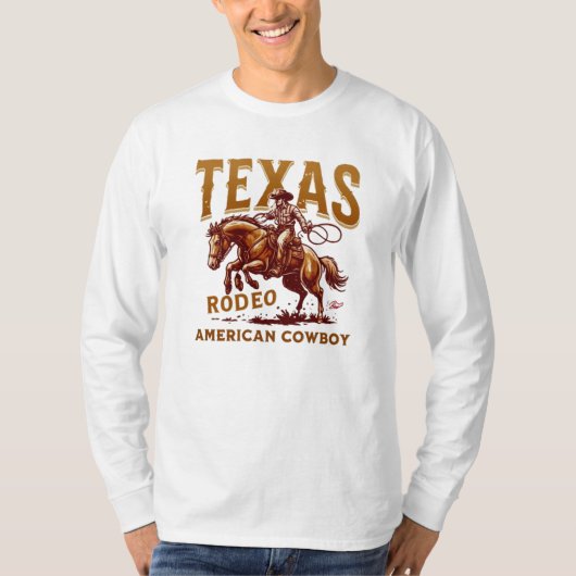 Texas Cowboy T-Shirt (Vorderseite)