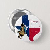 Texas Cowgirl Button (Vorne & Hinten)