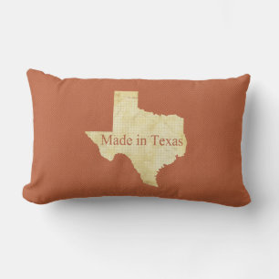 Texas Cream and Rusty Red Lumbar Throw Kissen