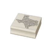 Texas Cupid Hearts Gummistempel (Stempel)