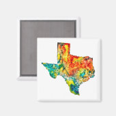 Texas Custom Magnet (Vorderseite/Rückseite)
