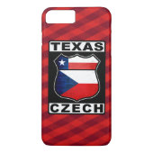 Texas Czech American iPhone Case (Rückseite)