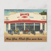 Texas, Dalios Motorräder, Fort Worth Postkarte (Vorderseite)