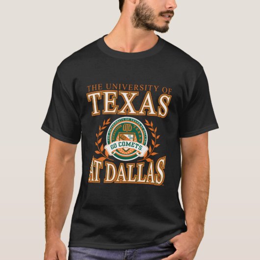 Texas Dallas Comets Laurels T-Shirt (Vorderseite)