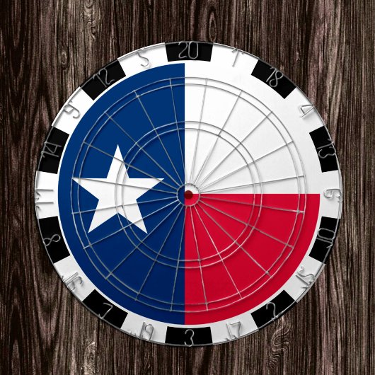Texas Dartboard USA & Texas Flag / Spielbrett Dartscheibe