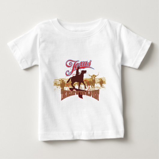 Texas - Das Herz des Westens Baby T-shirt (Vorderseite)