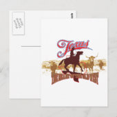 Texas - Das Herz des Westens Postkarte (Vorne/Hinten)