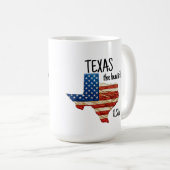 TEXAS das schöne USA Kaffeetasse (VorderseiteRechts)