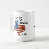 TEXAS das schöne USA Kaffeetasse (Vorderseite Links)