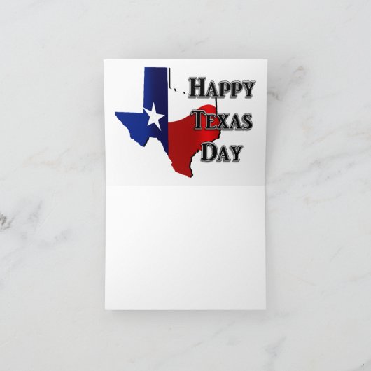Texas Day Karte (Innenseite)
