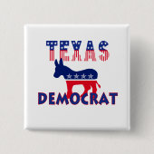 Texas Demokrat Button (Vorderseite)