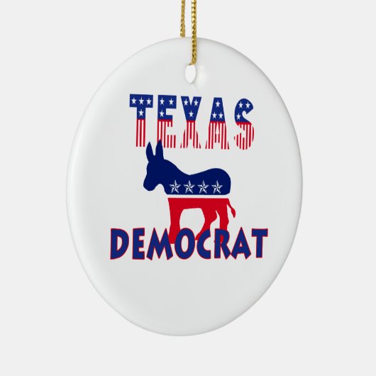 Texas Demokrat Keramik Ornament (Rechts)