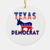 Texas Demokrat Keramik Ornament (Vorne)